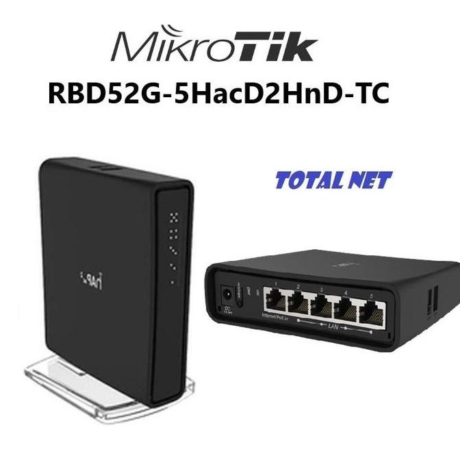 Mikrotik Rbd52G-5Hacd2Hnd-Tc Hap-Ac2 Wireless Router Indoor Rbd52G