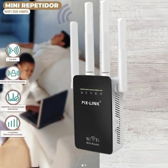 Pix-Link 300M Wireless Wifi Range Extender Router Repeater Ap Lv-Wr09