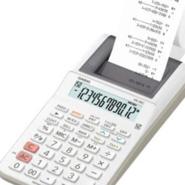

restock Casio Printing Calculator HR - 8 RC Putih 12 digit