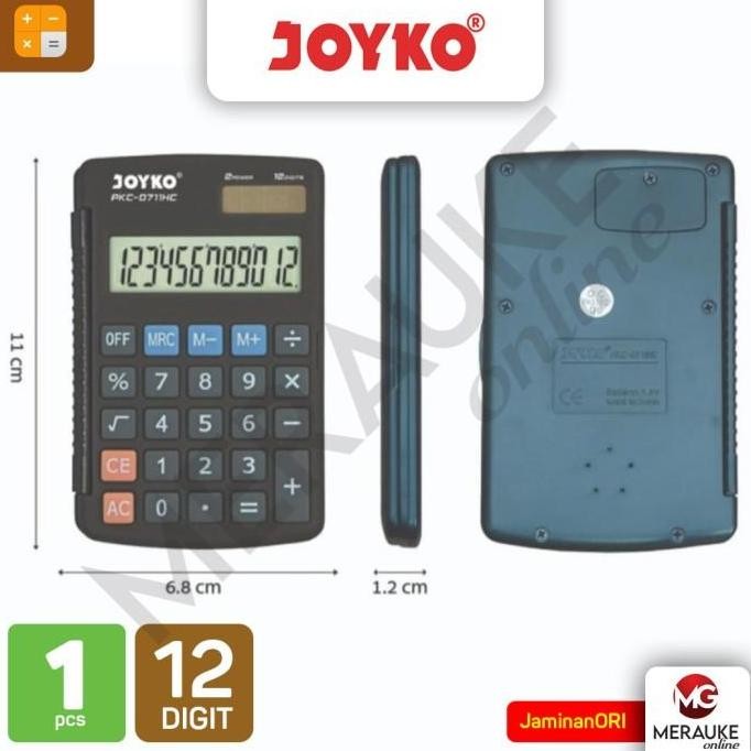 

restock JOYKO Kalkulator 12 Digits PKC-0711HC