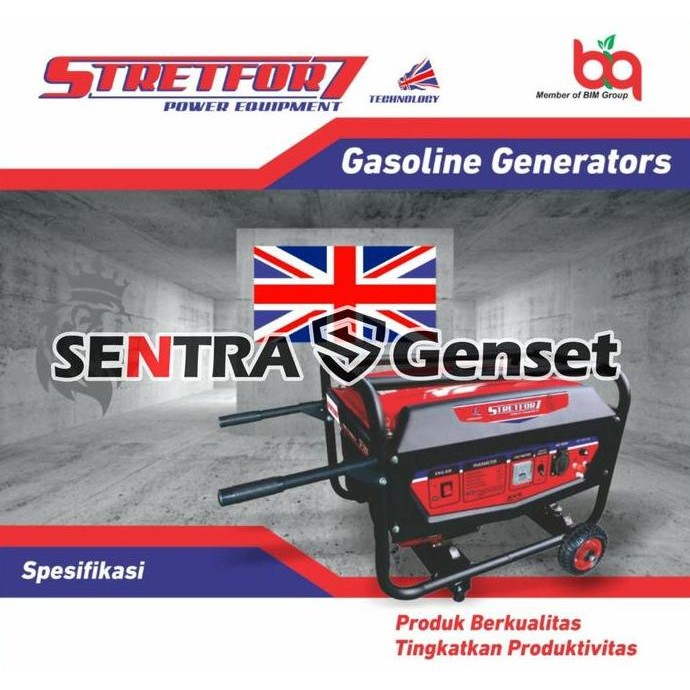 

Terlaris Genset 3000 Watt. Stretford Sf5800E