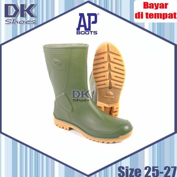 

Terlaris Ap Boots Terra Eco 5 Hijau Pendek / Sepatu Proyek Bangunan Safety