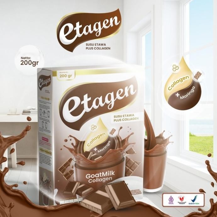 

(Expert) ETAGEN SUSU COLLAGEN Kolagen Milk Merawat Kulit & Wajah Rasa Cokelat Coklat 200gr
