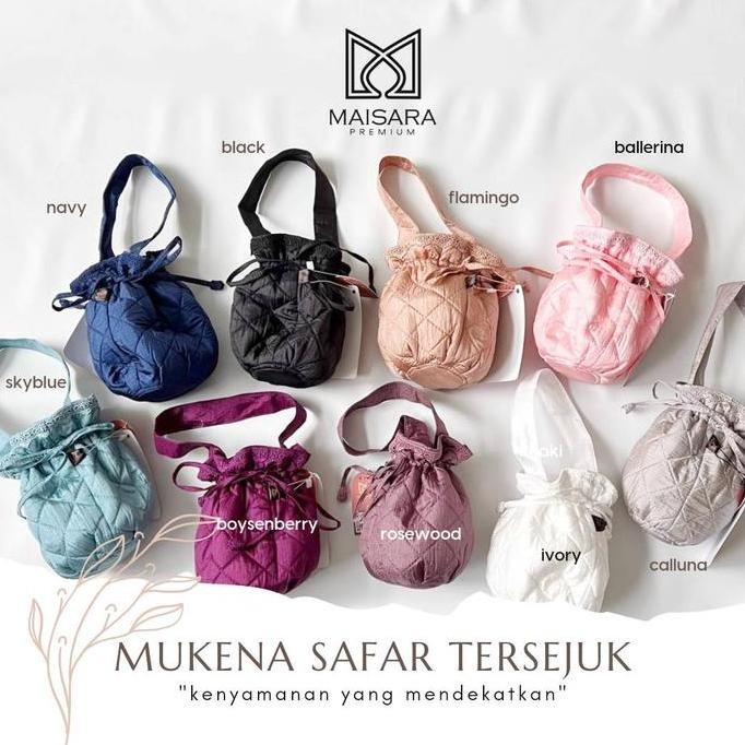 mukena safar parasut maisara premium telekung dewasa