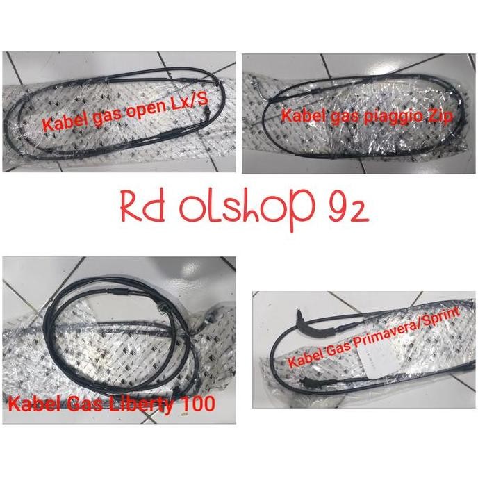 Kabel gas piaggio Zip 100 karbu