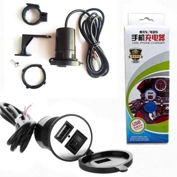 Charger Hp Aki Motor USB FAST 2A