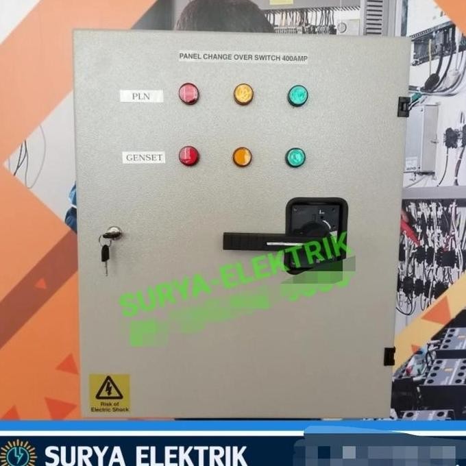 

Terlaris Panel Ohm Saklar Cos Pln Genset Socomec 400A 400 A Amper + Box Socomec