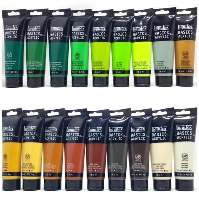 

ready Liquitex Basics Acrylic Colour 118 ml PART 2