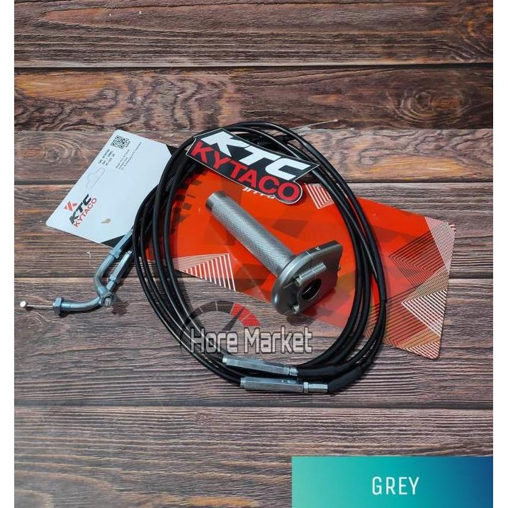 GAS SPONTAN KTC KYTACO 2 KABEL ACTIVE AEROX NMAX PCX VARIO BEAT SATRIA SONIC CBR 150 R NINJA MIO SCO