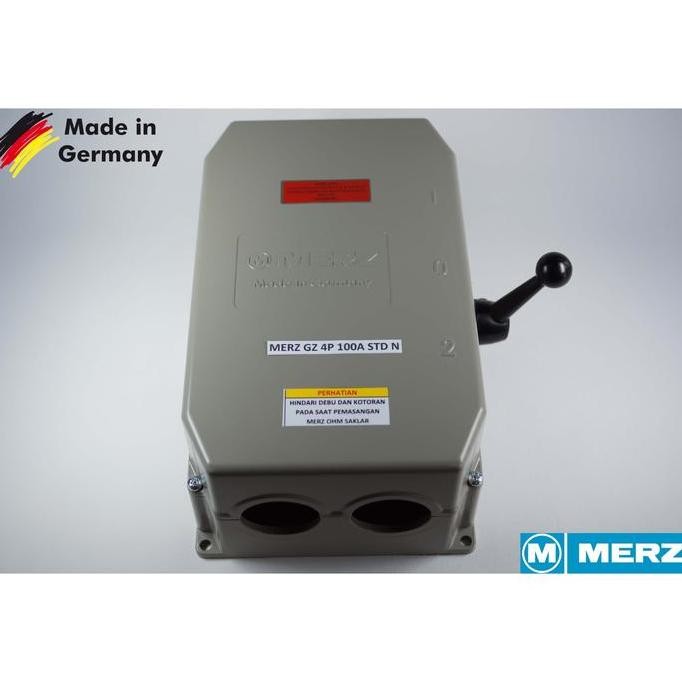 

Terlaris Merz Gz 100A/4P Buatan Jerman (Std N) Cos/Ohm Saklar/Handle Genset