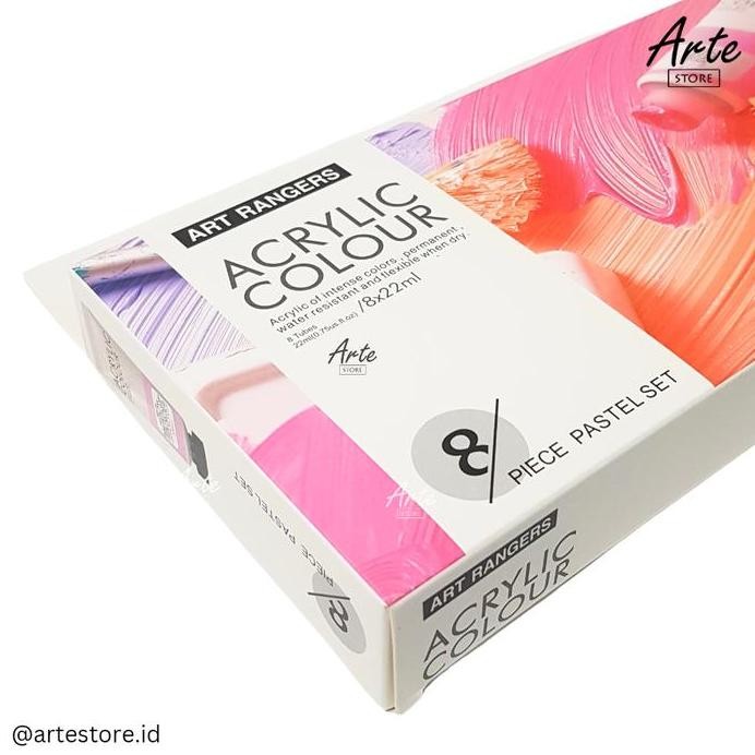 

ready Cat Acrylic - ART RANGERS Pastel Set 8 Warna