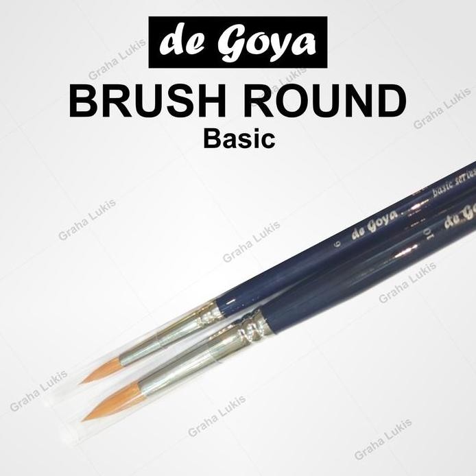 

ready De Goya Basic Round Brush no 10 / 6 - Kuas Round