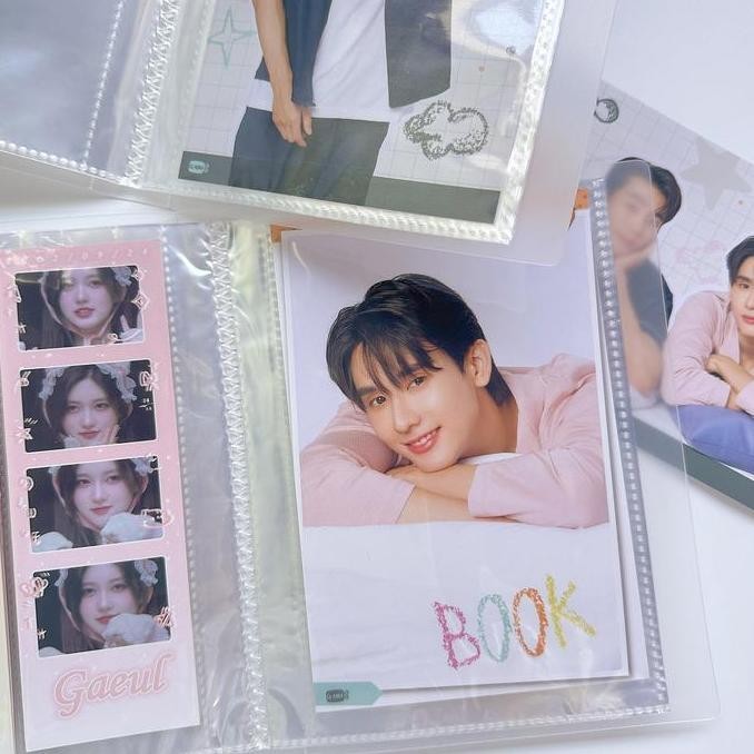 ready Korea 4 Grid Album Foto Strip Album Foto 6 inci Idol Photocard Buku 4 Potong Album Penyimpanan
