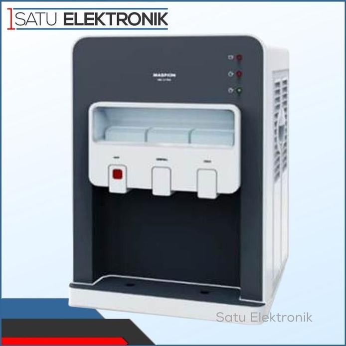 

Terlaris Maspion Dispenser Meja Md19Pas 3In1 Portable Hot Cool Normal Warna Hitam Putih