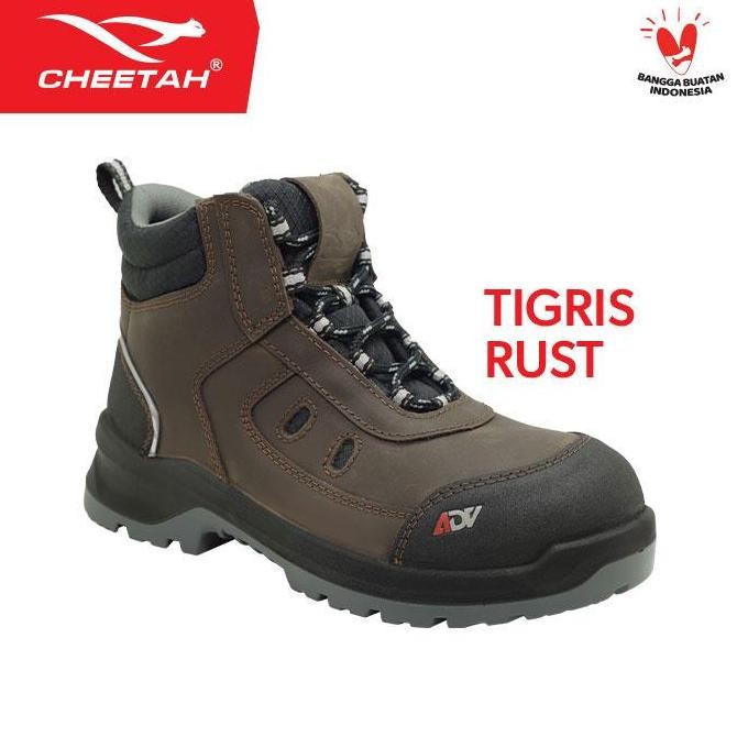 

Terlaris Sepatu Safety Cheetah Adv Tigris Rust Dengan Composite Solegard 6111C