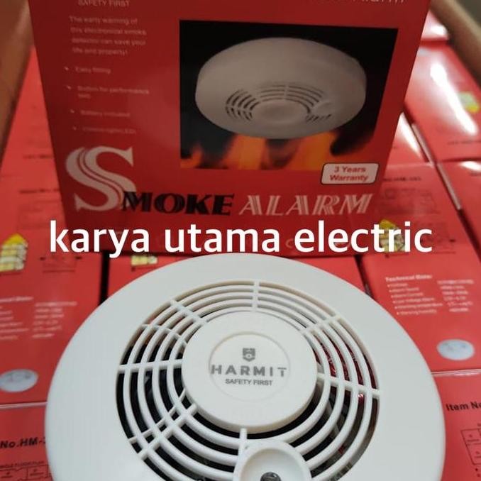 Murah Smoke Alaram Independent Smoke Detector Battery Harmit Harmit Smoke Alaram Detector