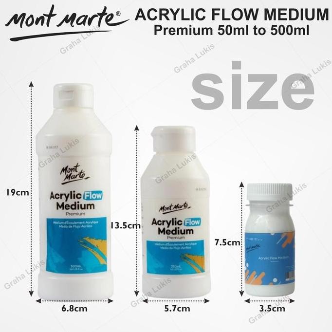

ready Mont Marte Flow Acrylic Medium