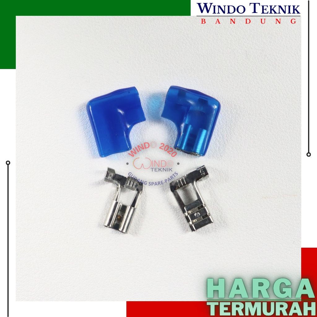 Tasya* Skun Socket Kabel Motor / Mobil | Soket Kabel | Kepala Skun Kompressor Ac Pcb Klip |  Soket +