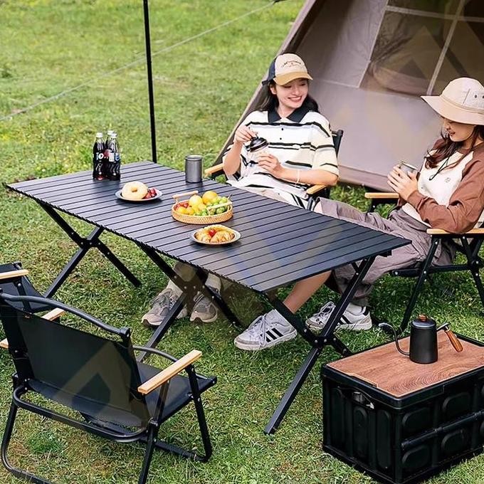 

Terlaris Trailtop Meja Kursi Lipat Outdoor Germany Baja Karbon Tahan Aus Kuat Menahan Beban 150Kg