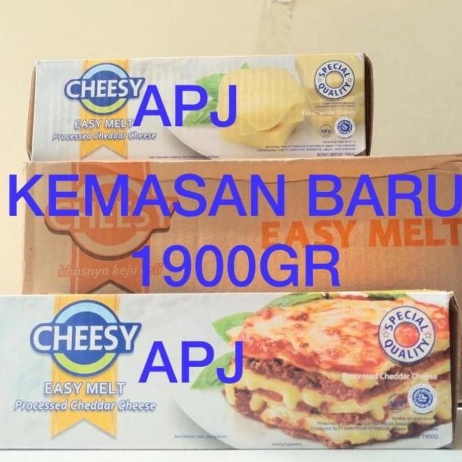 

Grosir Cheesy Easy Melt 1,9 Kg Keju Kemasan Baru
