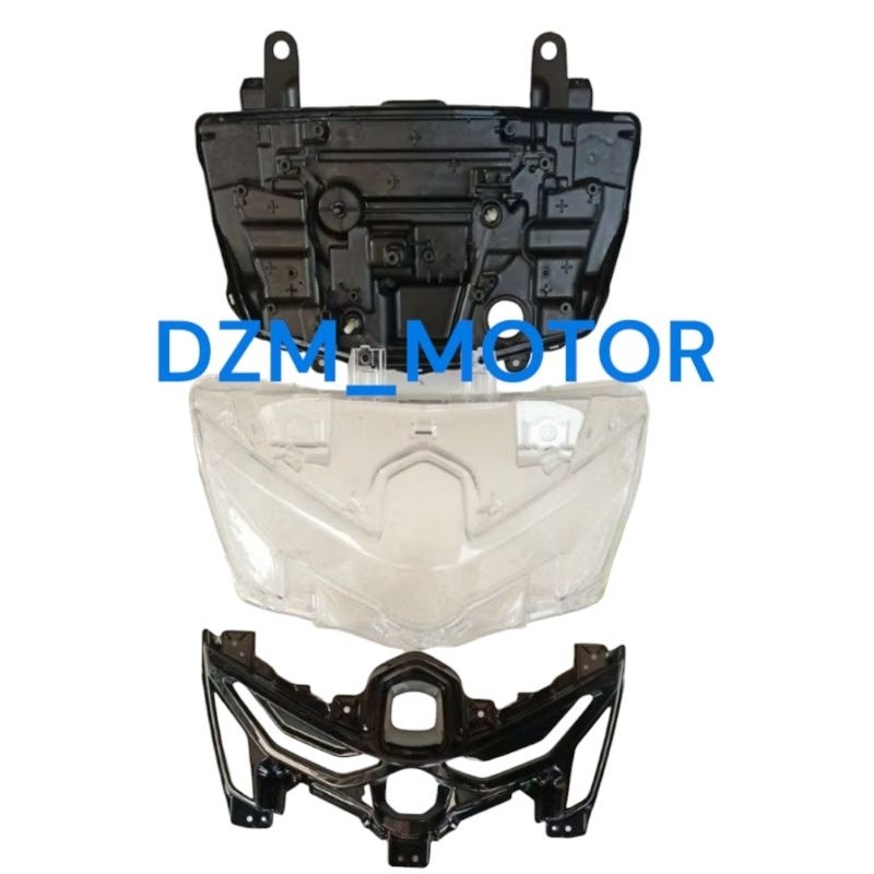 Original Headlamp Reflektor Lampu Depan Yamaha Nmax Turbo Neo Kosongan Batok Housing Set Mika Frame