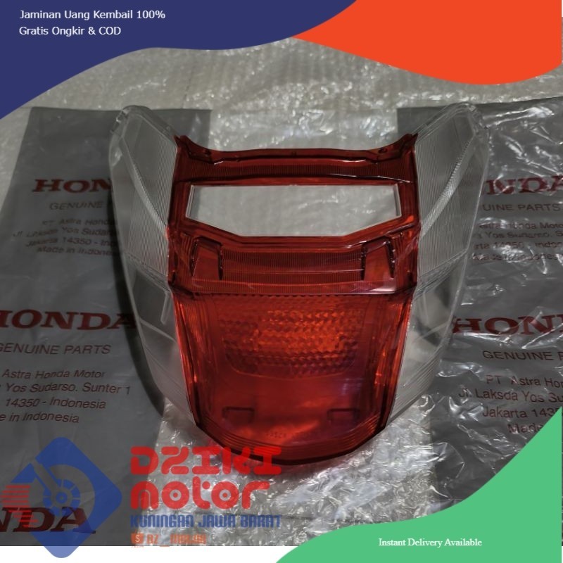 Kaca Mika Lampu Stop stoplamp Rem Belakang Honda Beat Deluxe Gen2 Smartkey