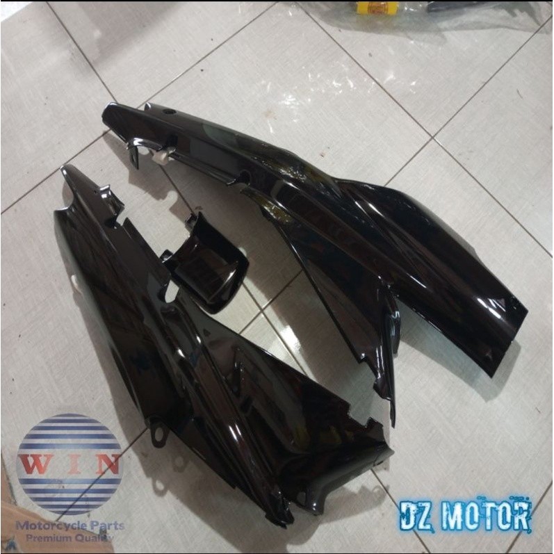 Cover Body Belakang Set Cover Stop Honda Supra X Lama Supra Fit Lama Hitam Merek WIN
