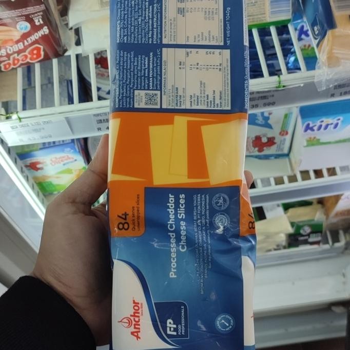 

Murah Anchor Processed Cheddar Quick Cheese 84'Slice 1040Gr