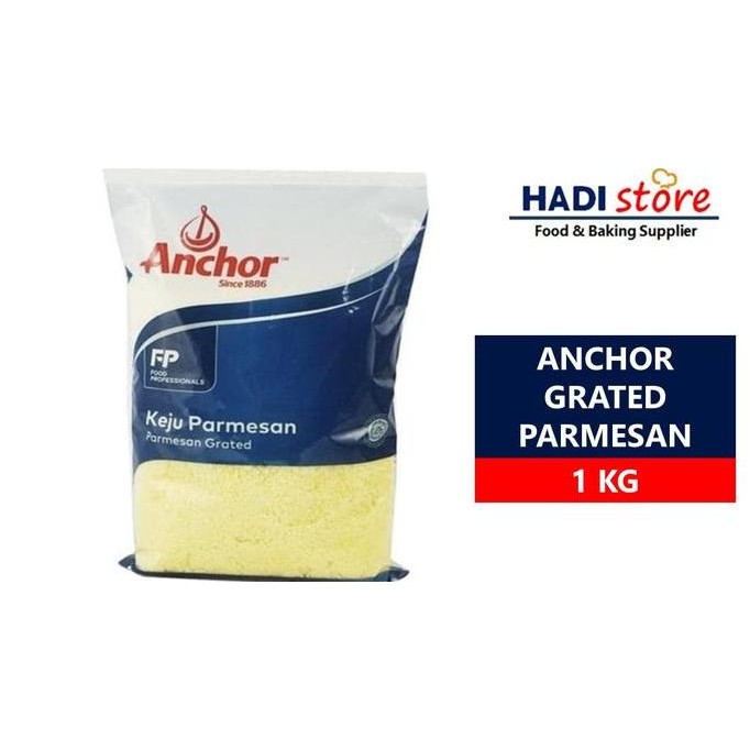 

Sale Anchor Keju Bubuk Parmesan - Grated Parmesan Cheese - 1 Kg