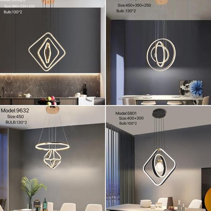 Murah Lampu Gantung Meja Makan Nordic Minimalis Modern