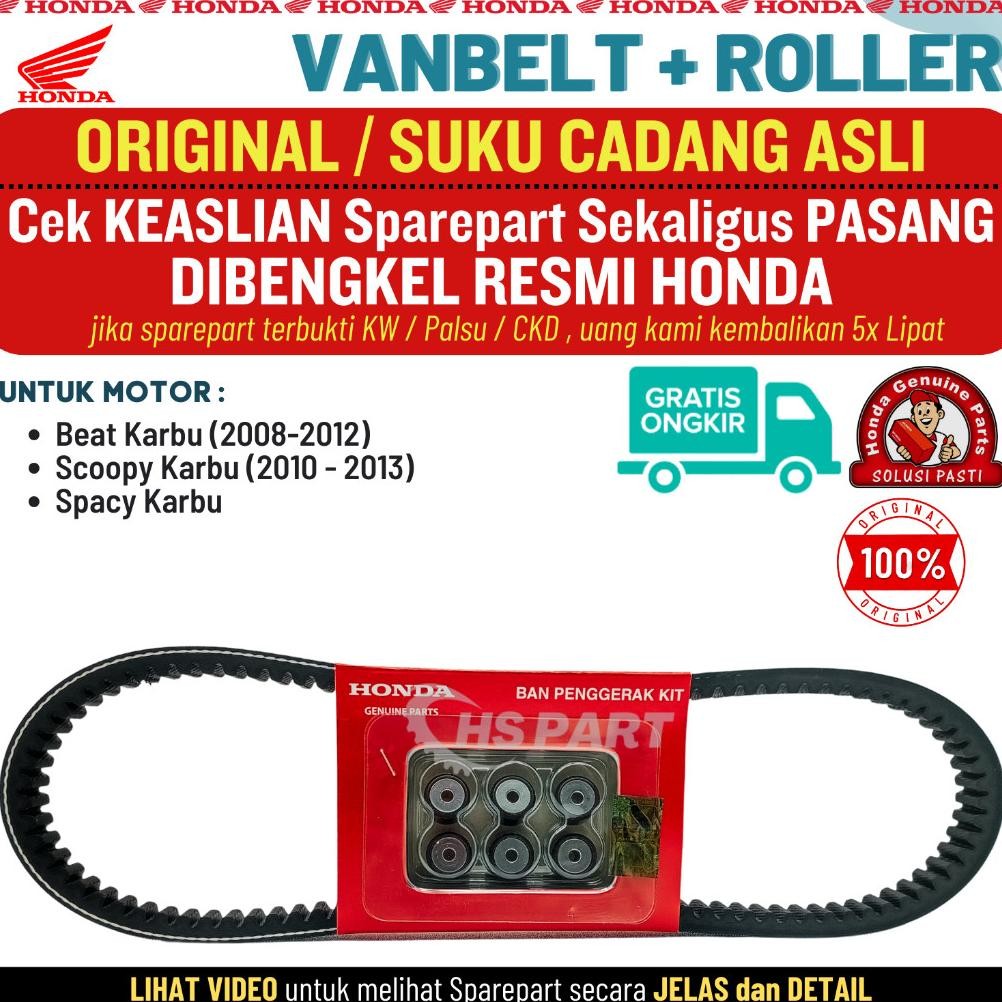 Vanbelt Vbelt Beat Scoopy Spacy Karbu Original Ori AHM Honda KVY