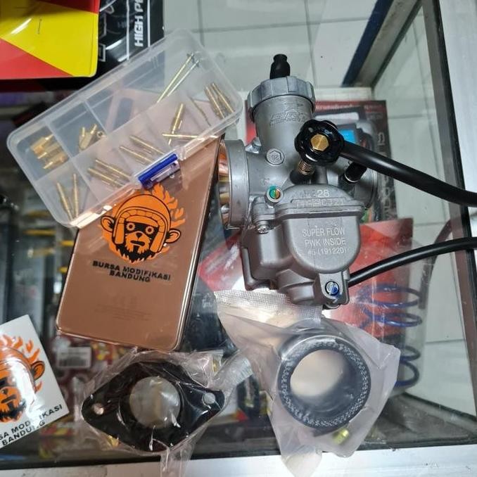 Super Flow BRT Karbu SF PE 28 30 Banyak Bonus Karburator Carburator Klx Ninja King