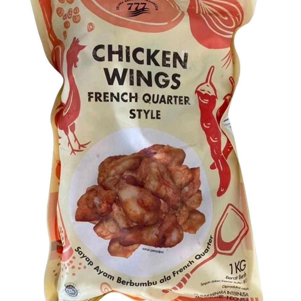 

Original Premium Chicken Wings 1Kg French Quarter Style | Sayap Ayam Frozen Halal