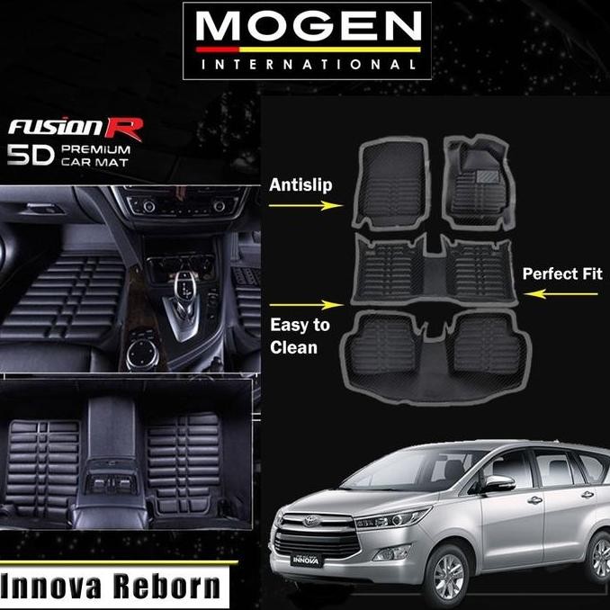 Fusion R Karpet Mobil 5D Innova Reborn / Premium Car Carpet Carbon