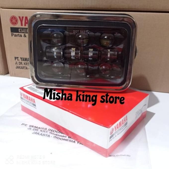 Reflektor lampu kotak rx king 5t5 daymaker lampu depan RX king lama