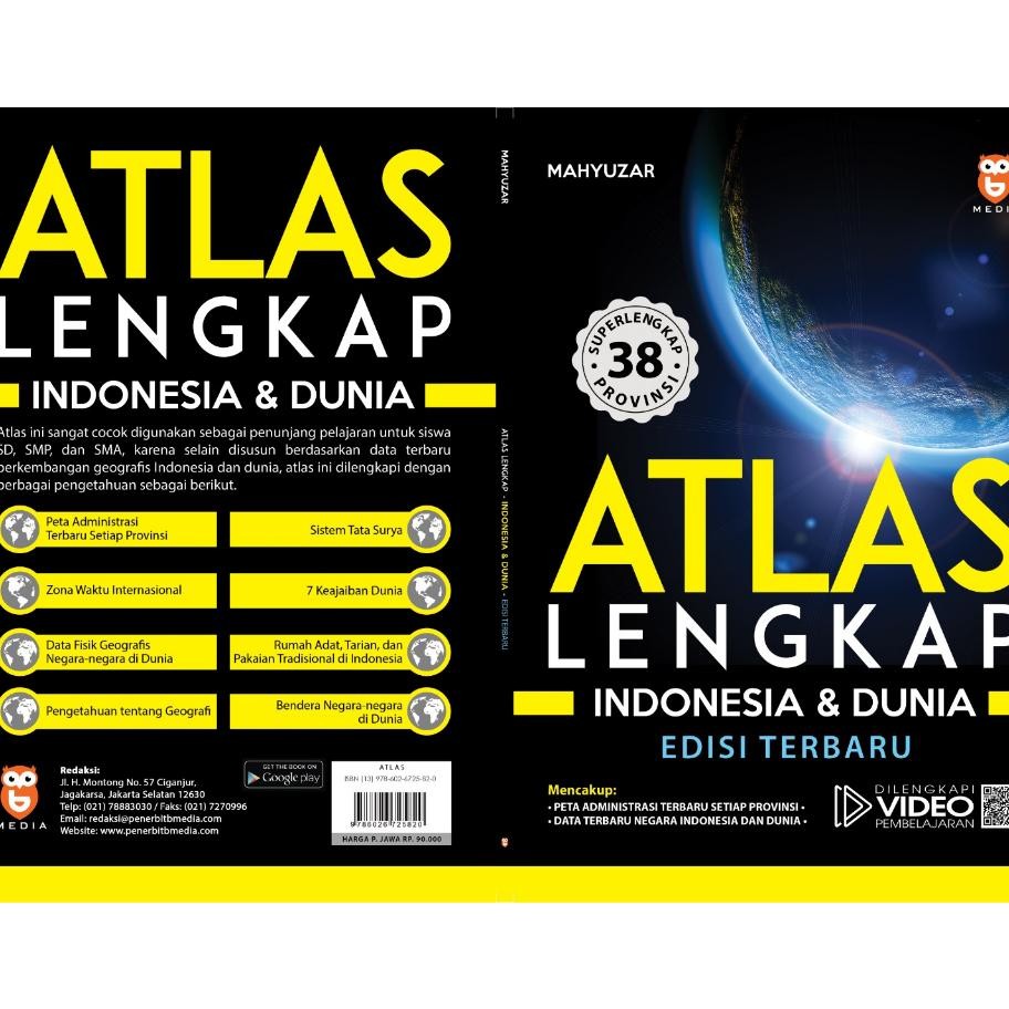 Atlas Lengkap Indonesia Dan Dunia Edisi 2023