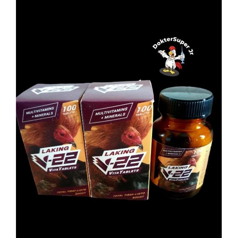 ASLI VITAMIN AYAM LAKING V22 SUPER ORIGINAL FILIPINA KUAT STAMINA AYAM PETARUNG