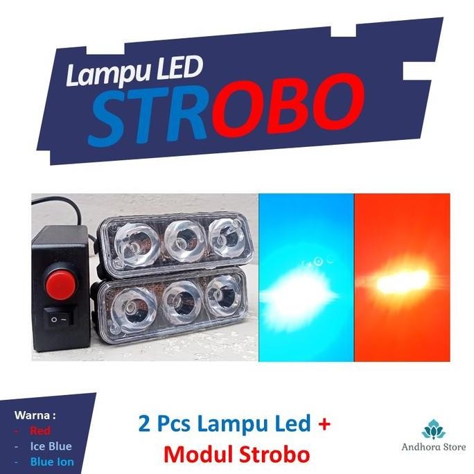 Lampu Rakitan RTD Mirip Feniex Whelen 4pcs + Modul