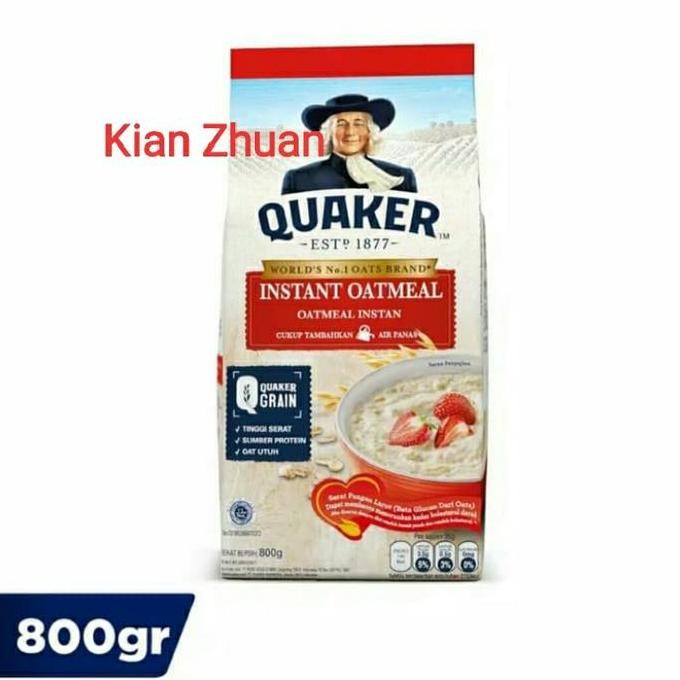 

Quaker 800G / Instant Oatmeal 800G Terbaru