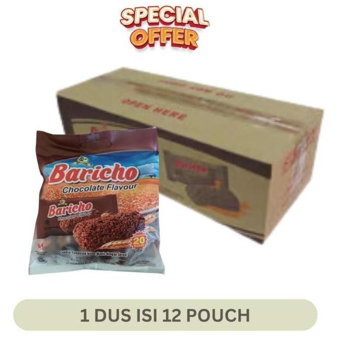 

Paket 1 Dus Baricho Oat Sereal Pusan - 12 Pack X 20 Pcs - Granola, Food Promo