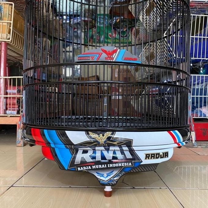 SANGKAR KANDANG MURAI RADJA COMPANY RMI PVC DECAL NO 2