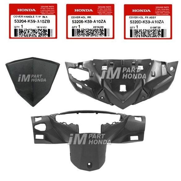 5320D-K59-A10Za 53204-K59-A10Zb 53206-K59-A10Za Visor Batok Depan Belakang Vario 125 150 Led 2015 - 