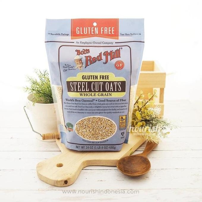 

Bob'S Red Mill, Gluten Free Steel Cut Oats, 24 Oz (680 G) Terbaru