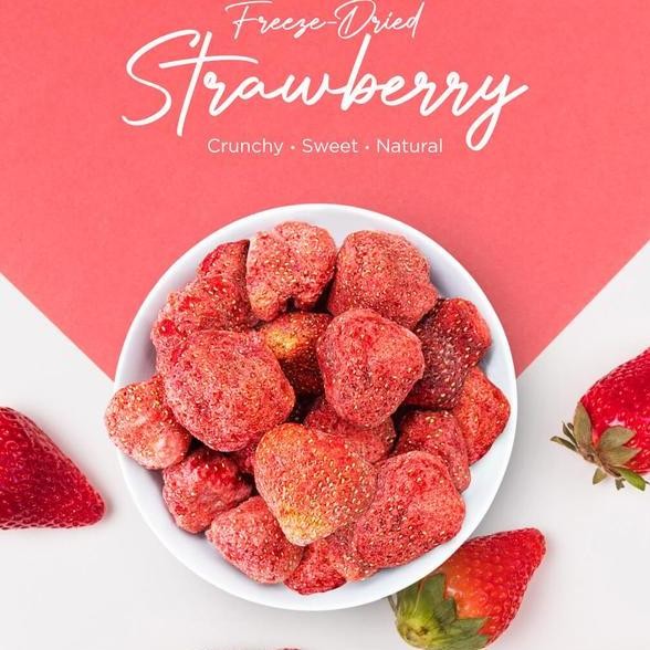

Cemilan Snas Freeze Dried Fruit Strawberry 1 Kg Strawberry Utuh Kering Manis Untuk Sna Topping Oatmeal Salad Kue Freeze Dried Strawberry Buah Kering Strawberry