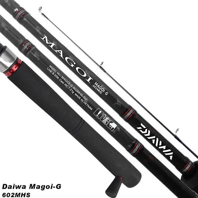 Joran Pancing Spinning Daiwa Magoi G pilih ukuran Indonesia Memancing [terbaik]