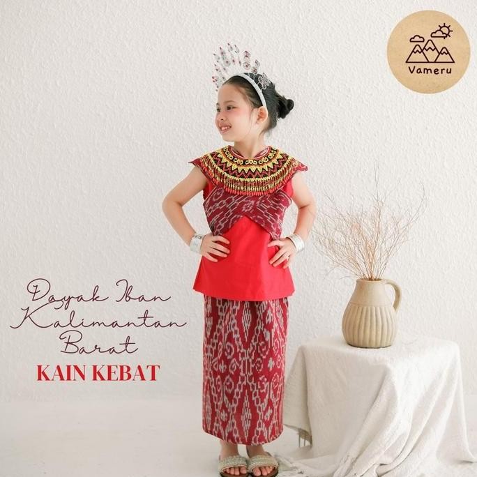 BAJU ADAT ANAK DAYAK IBAN KALIMANTAN BARAT