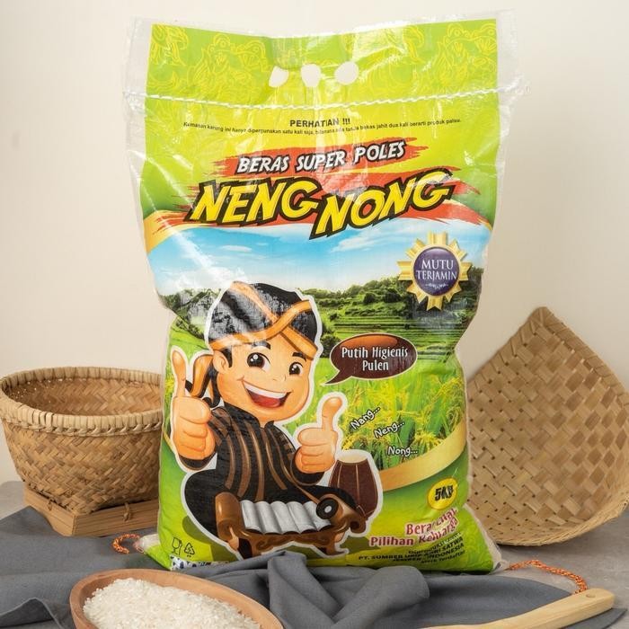 

Beras Nengnong Kemasan 5Kg Kualitas Premium, Putih Dan Pulen Sudah Bersertifikasi Halal