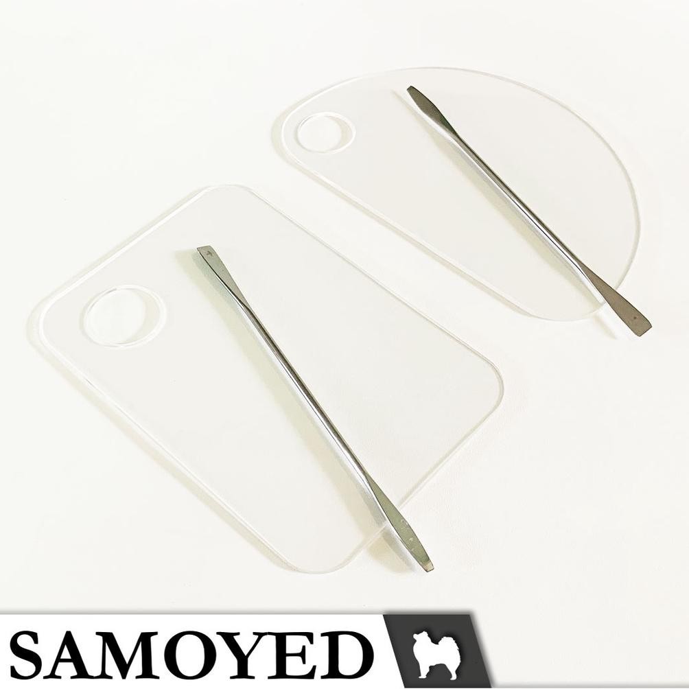 

SAMOYED MPLT-A Palet Lukis Mini / Make Up Akrilik / MUA Acrylic Mixing Palette Set SV9