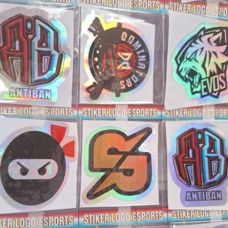 

Stiker Logo Esports 25pc Layar Grosir Random Mix SV9