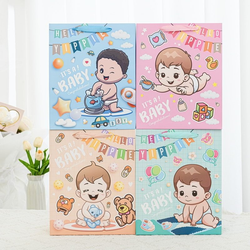 

PAOPAO Paperbag It's A The Baby Hello Cute Tas Hampers